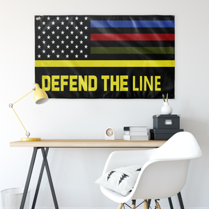 Defend The Line Towing Flag