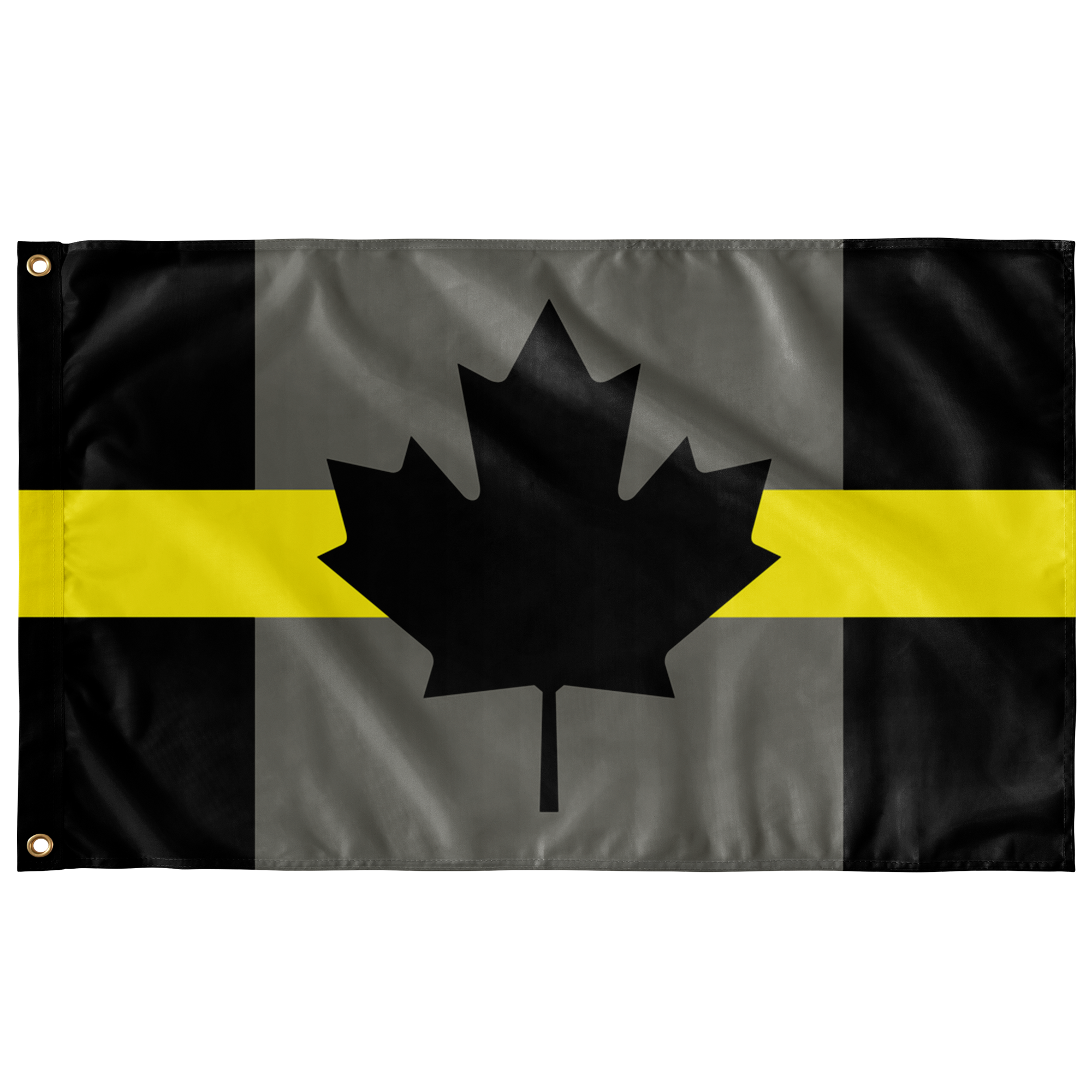 Thin Yellow Line Canada Flag