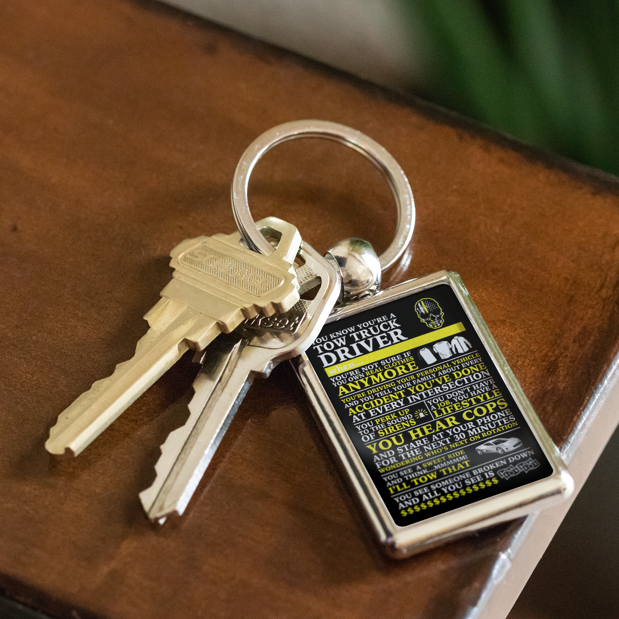 Proud Tow Operator Keychain