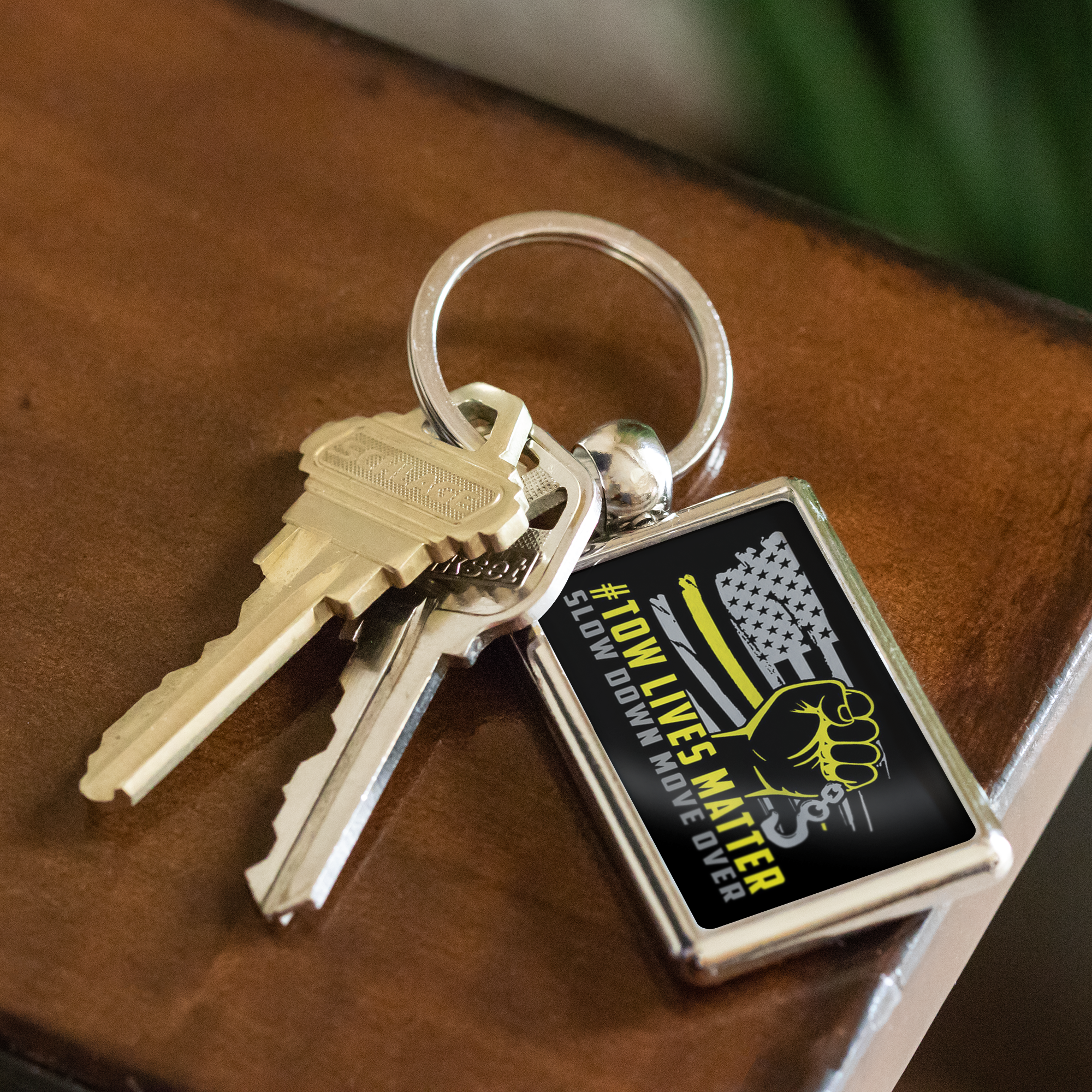 #Towlivesmatter Keychain