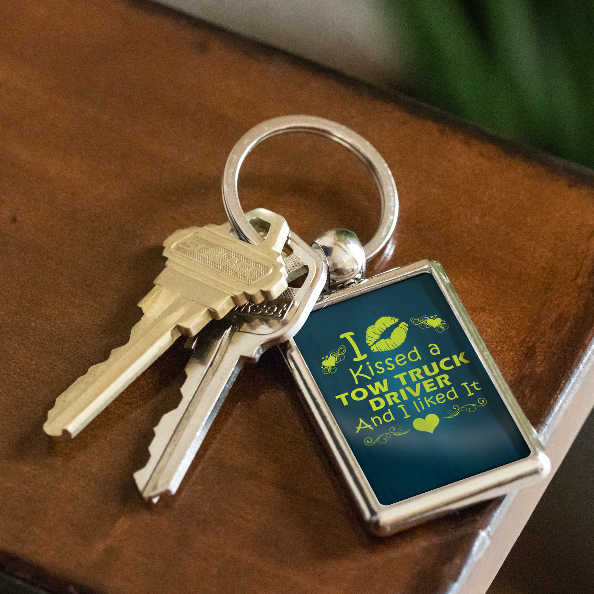 Proud Tow Operator Girl Keychain