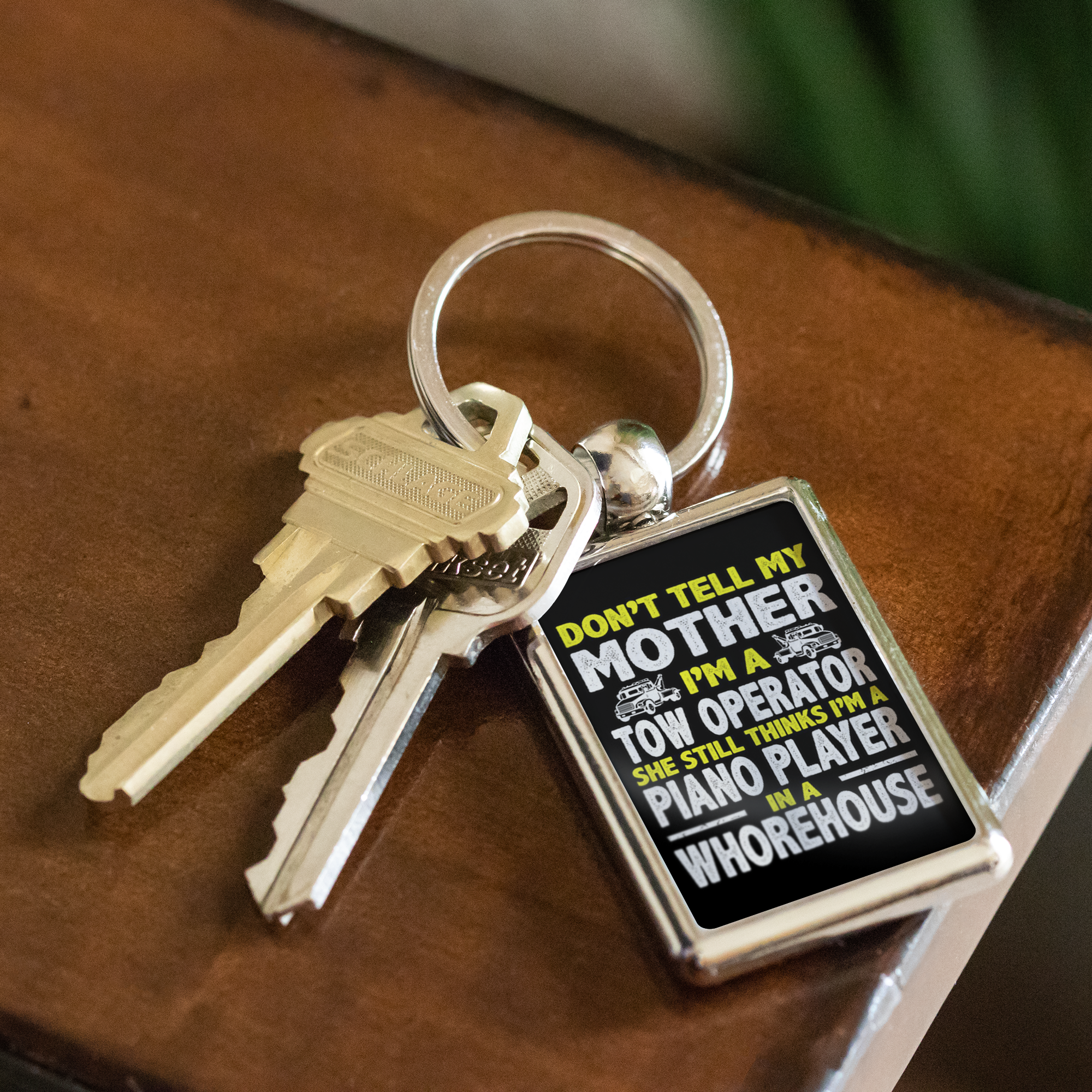 Proud Tow Operator Keychain