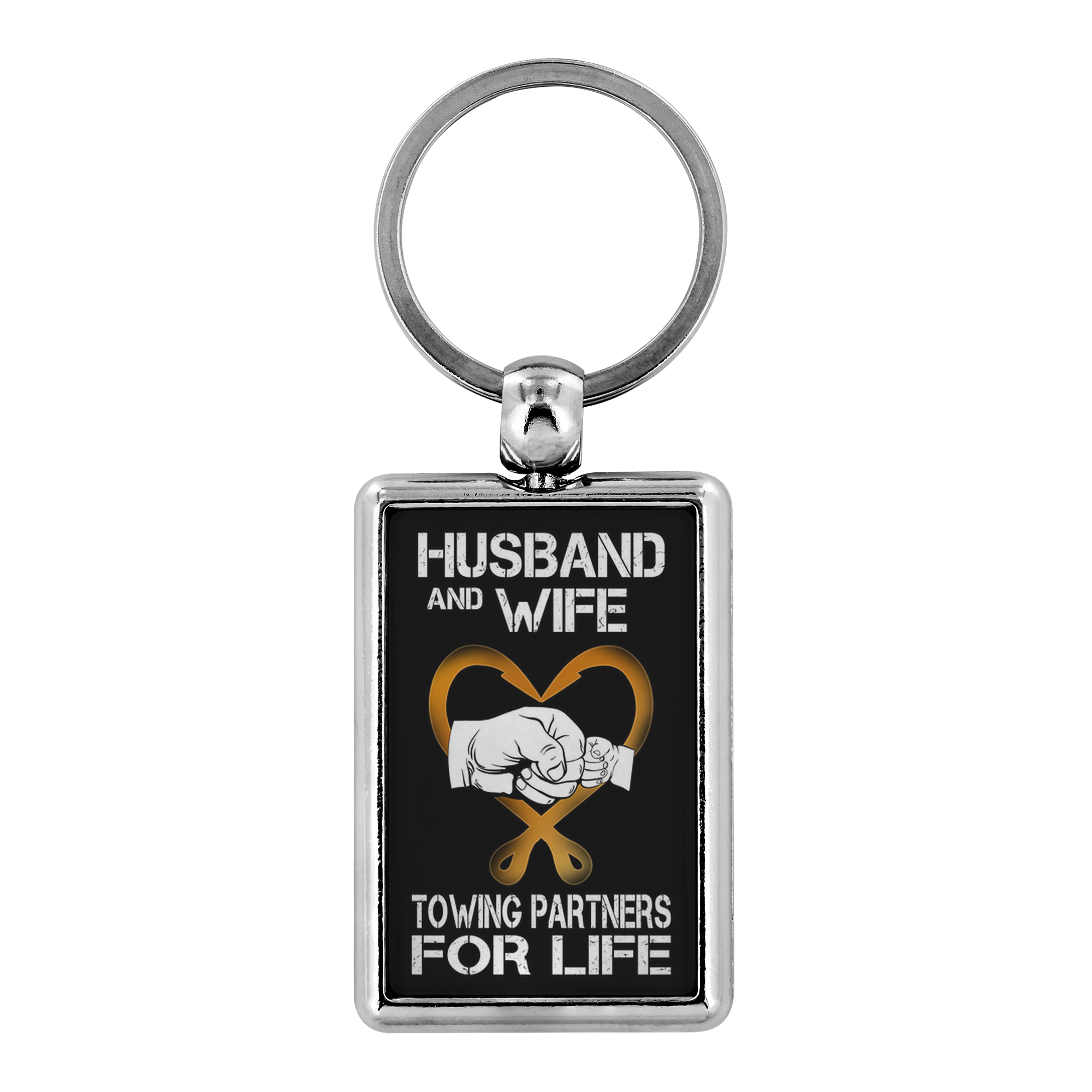 Towing Family Keychain
