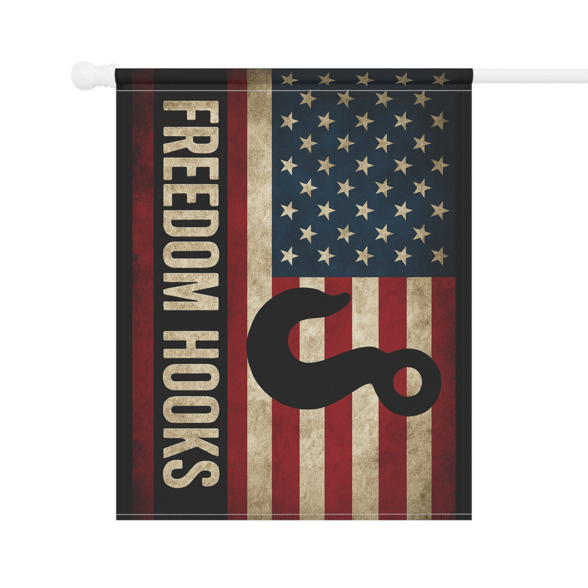 Freedom Hooks Garden Flag - Double-side print - view 6
