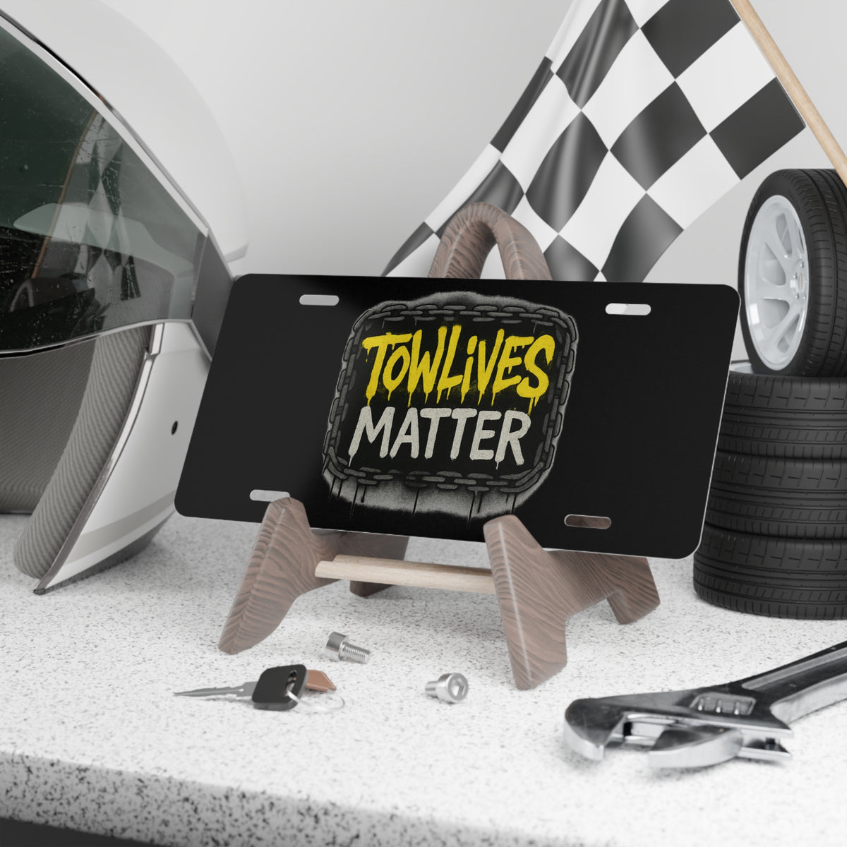 SDMO Towlivesmatter License Plate - view 3