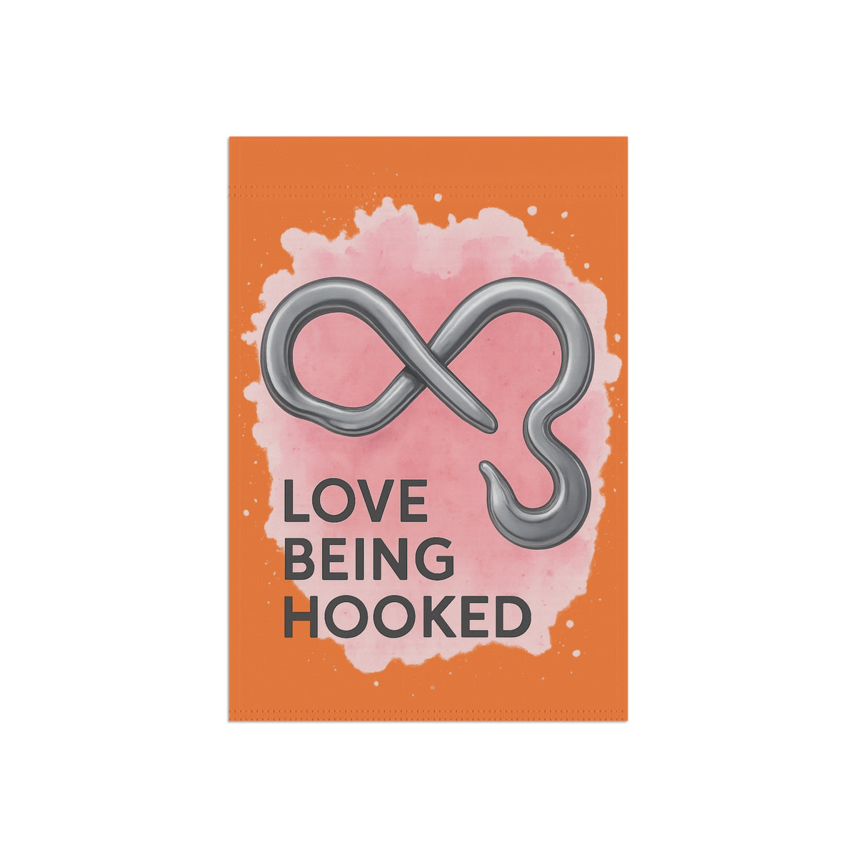 Love Being Hooked Garden Flag - Double-side print - view 5