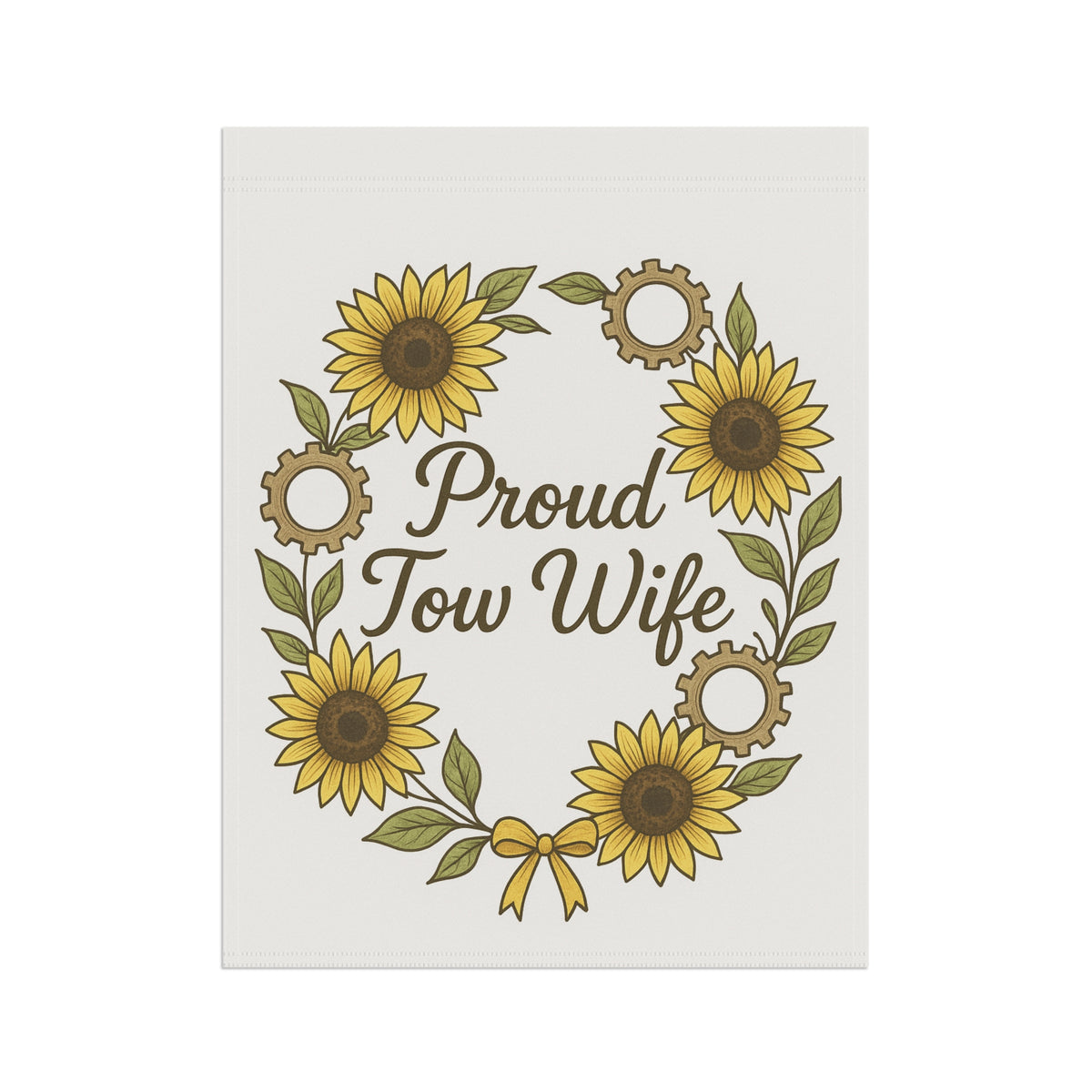 Proud Tow Wife Garden Flag - Double-side print - view 7