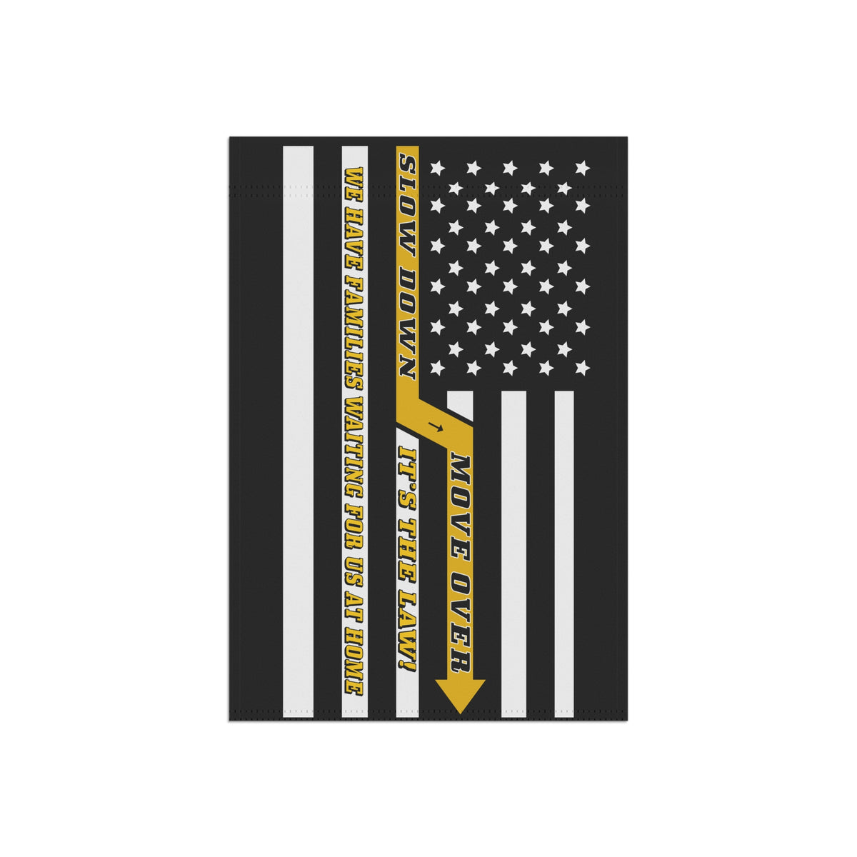 Slow Down Move Over Garden Flag - Double-side print - view 5