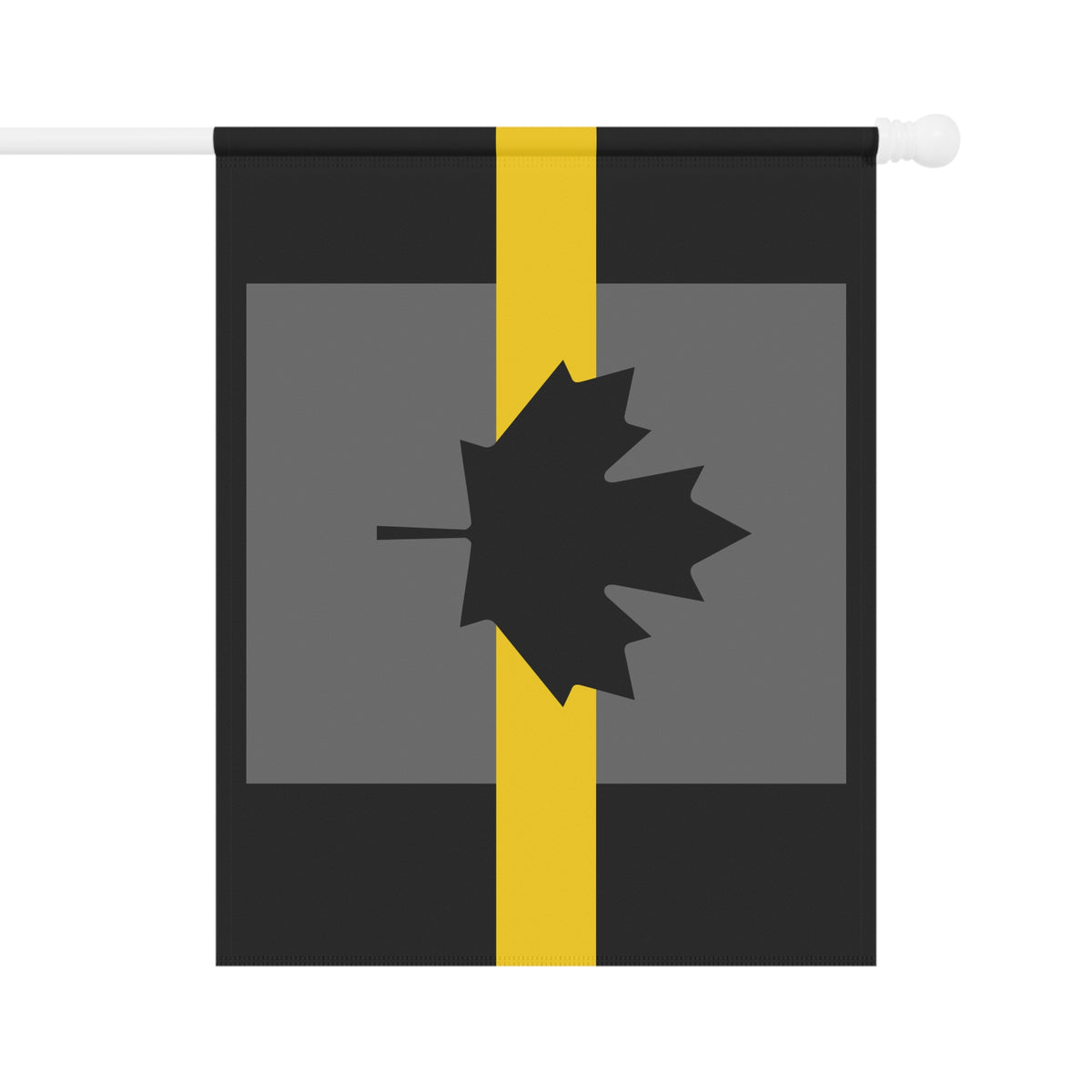 Canadian Thin Yellow Line Flag – Tow Truck Garden Flag - Double-side print - view 2