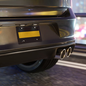 Thin Yellow Line Vanity Plate – Minimal Tow Operator Support Tag - view 4