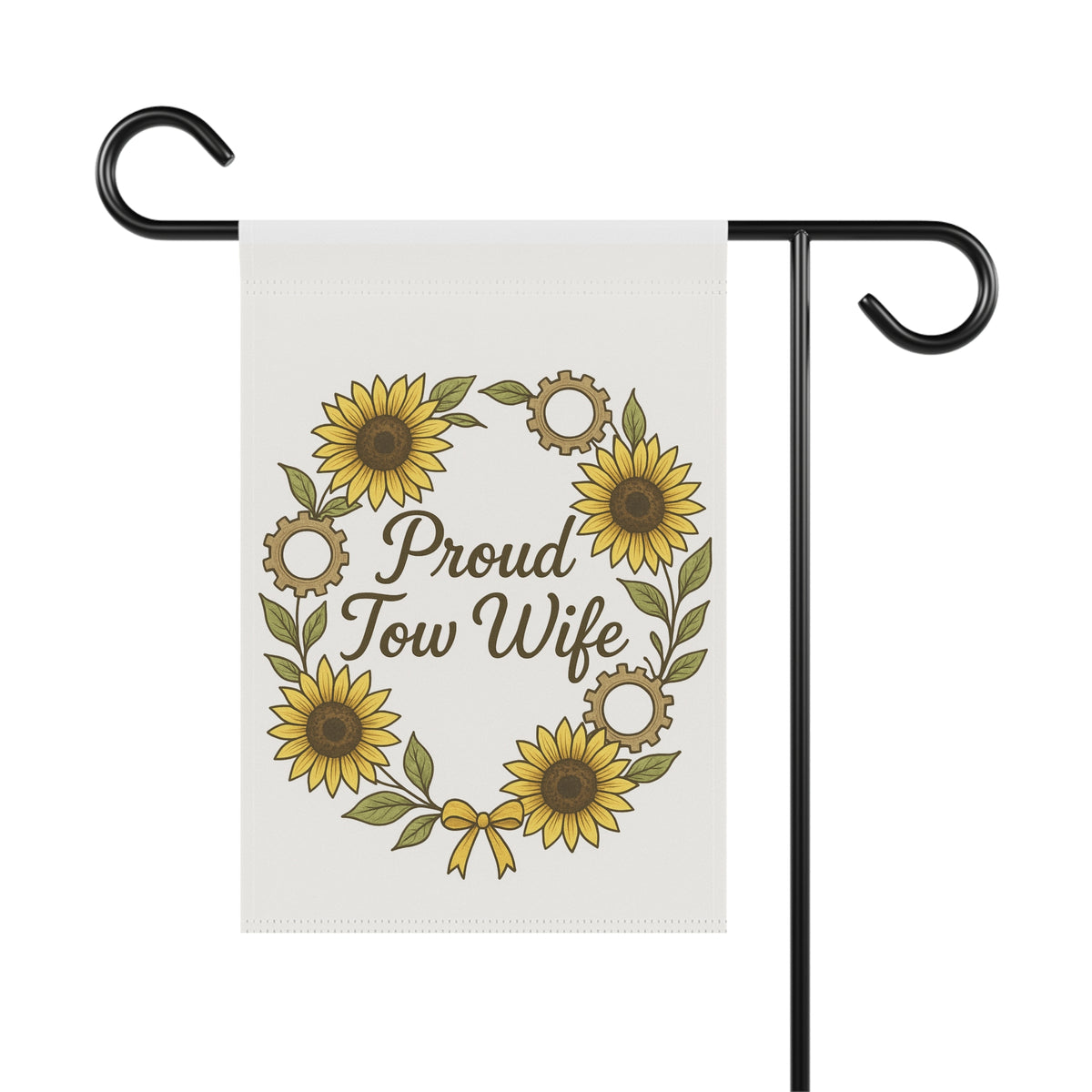 Proud Tow Wife Garden Flag - Double-side print - view 4