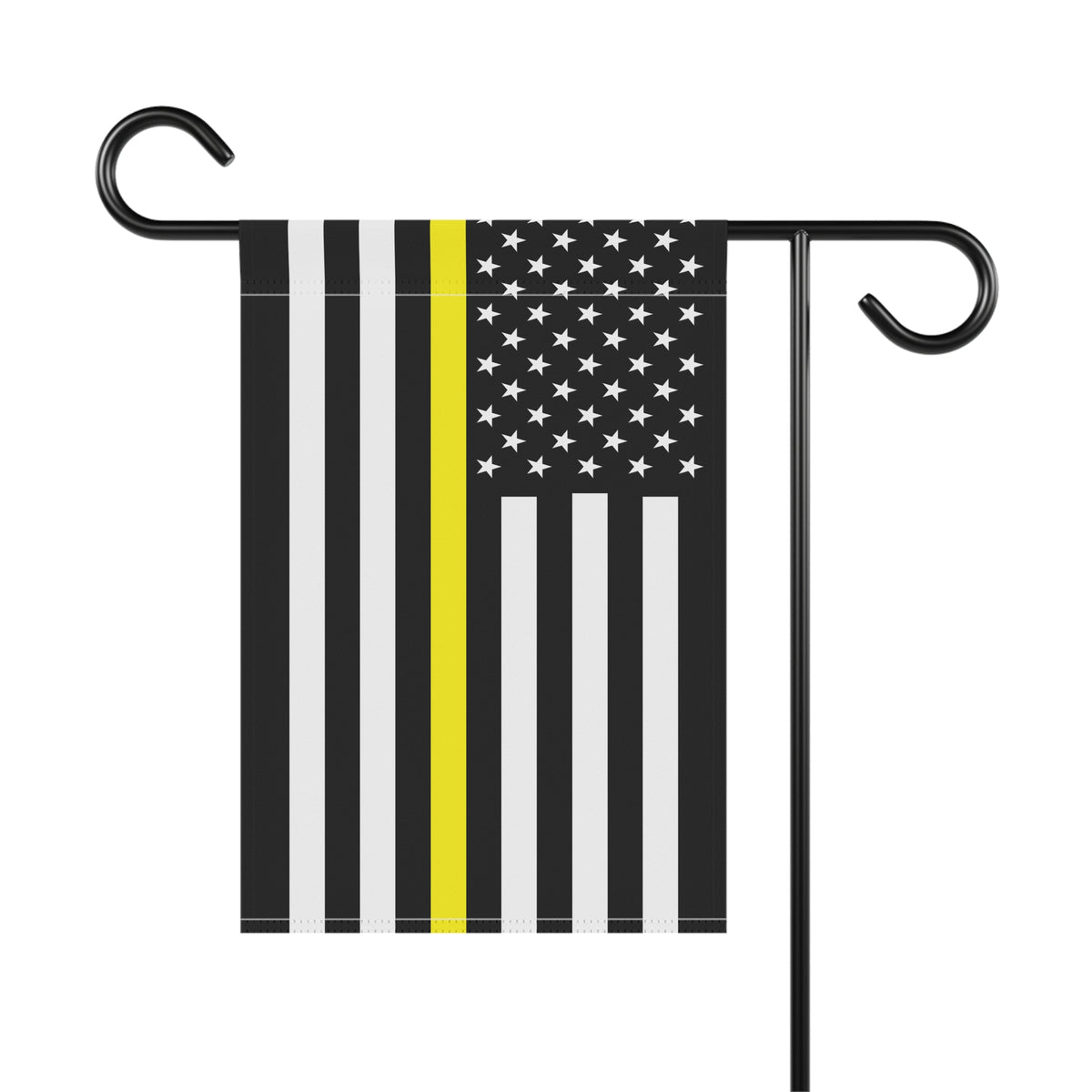 Thin Yellow line Garden Flag - Double-side print - view 4