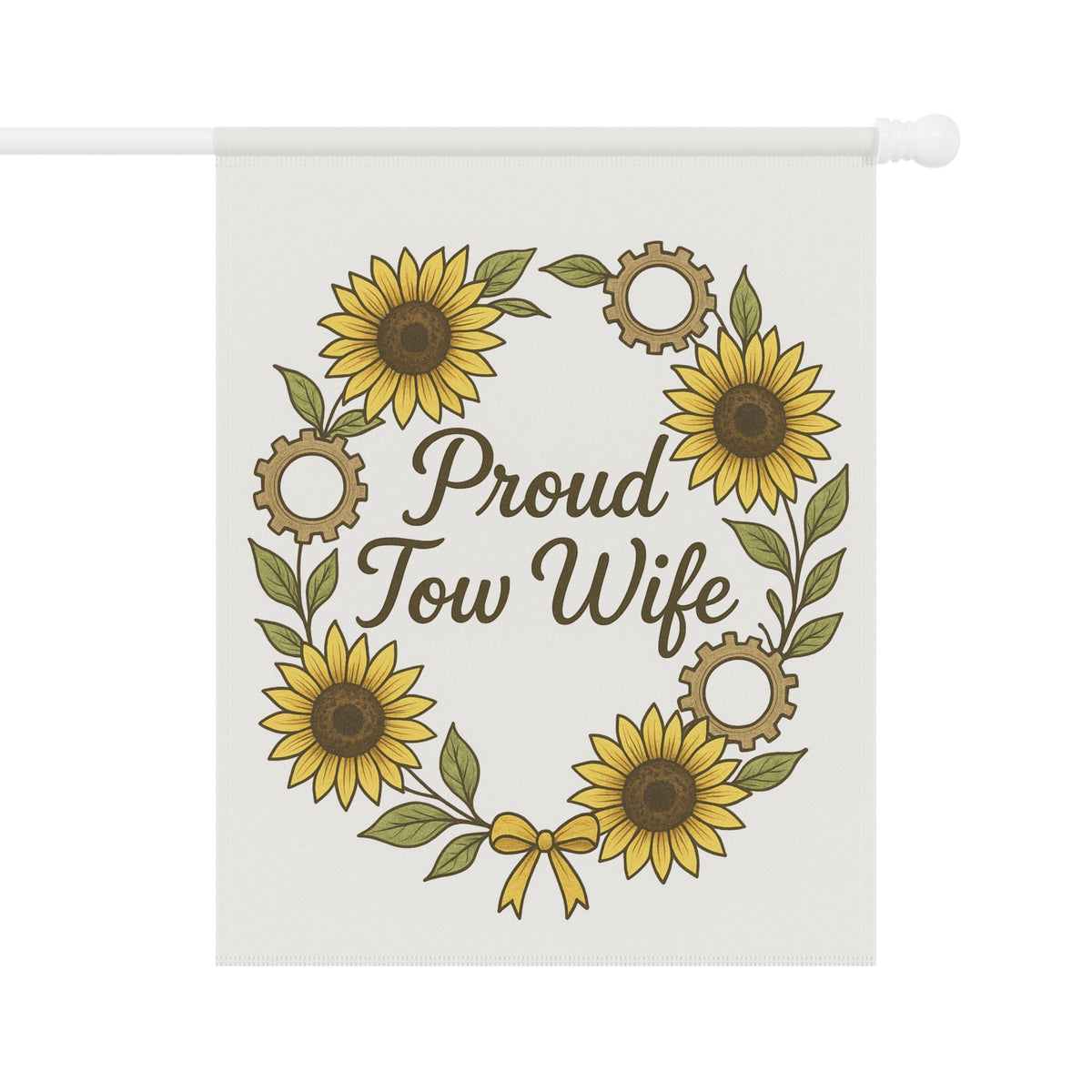 Proud Tow Wife Garden Flag - Double-side print - view 2