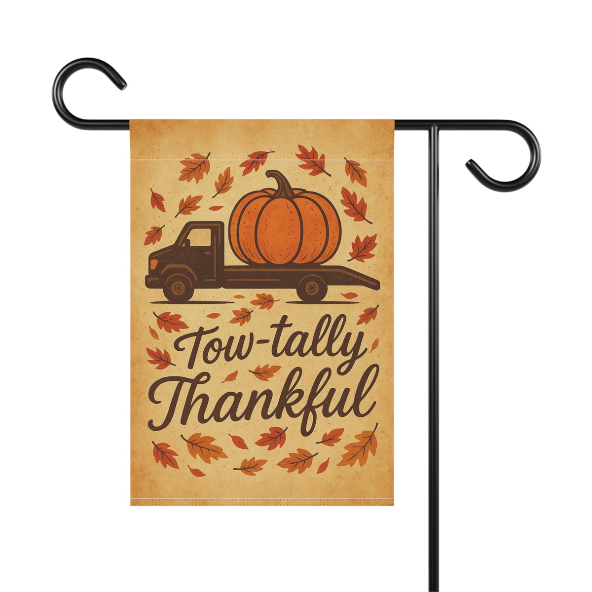 Tow Tally Thankful Garden Flag - Double-side print - view 4