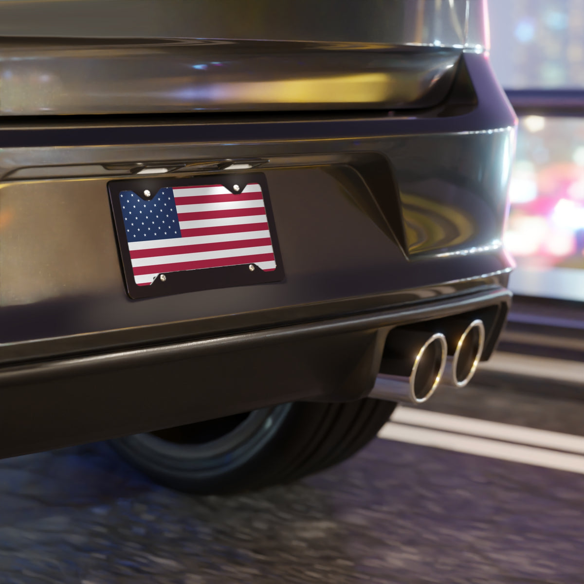 Classic American Flag Vanity Plate – Vanity Plate - view 4