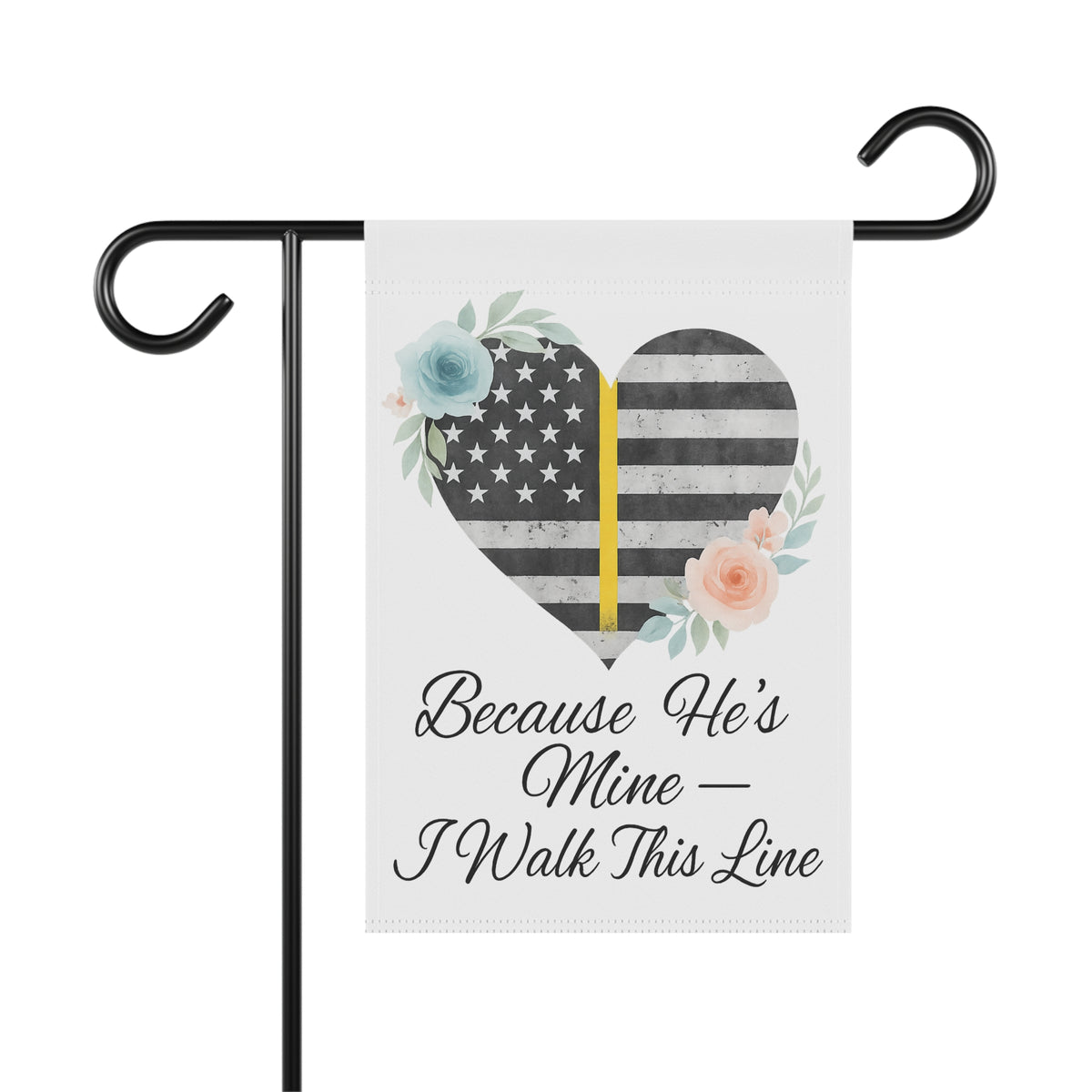 Because He's Mine I Walk This Line Garden Flag - Double-side print - view 3