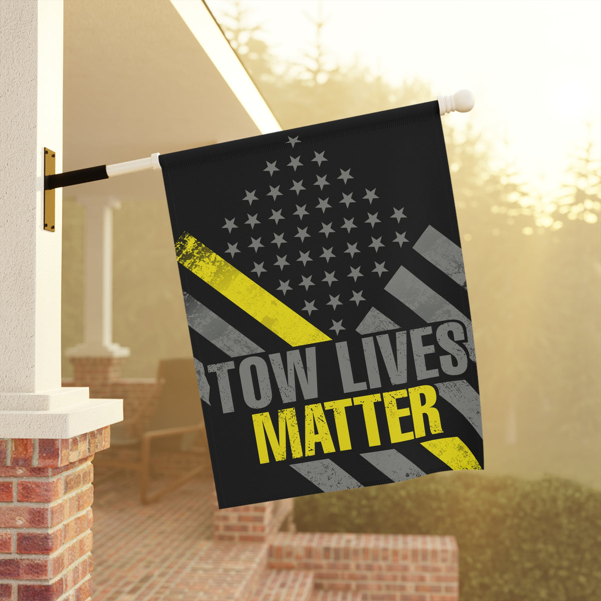 Towlivesmatter Towing Garden Flag - Double-side print - view 8