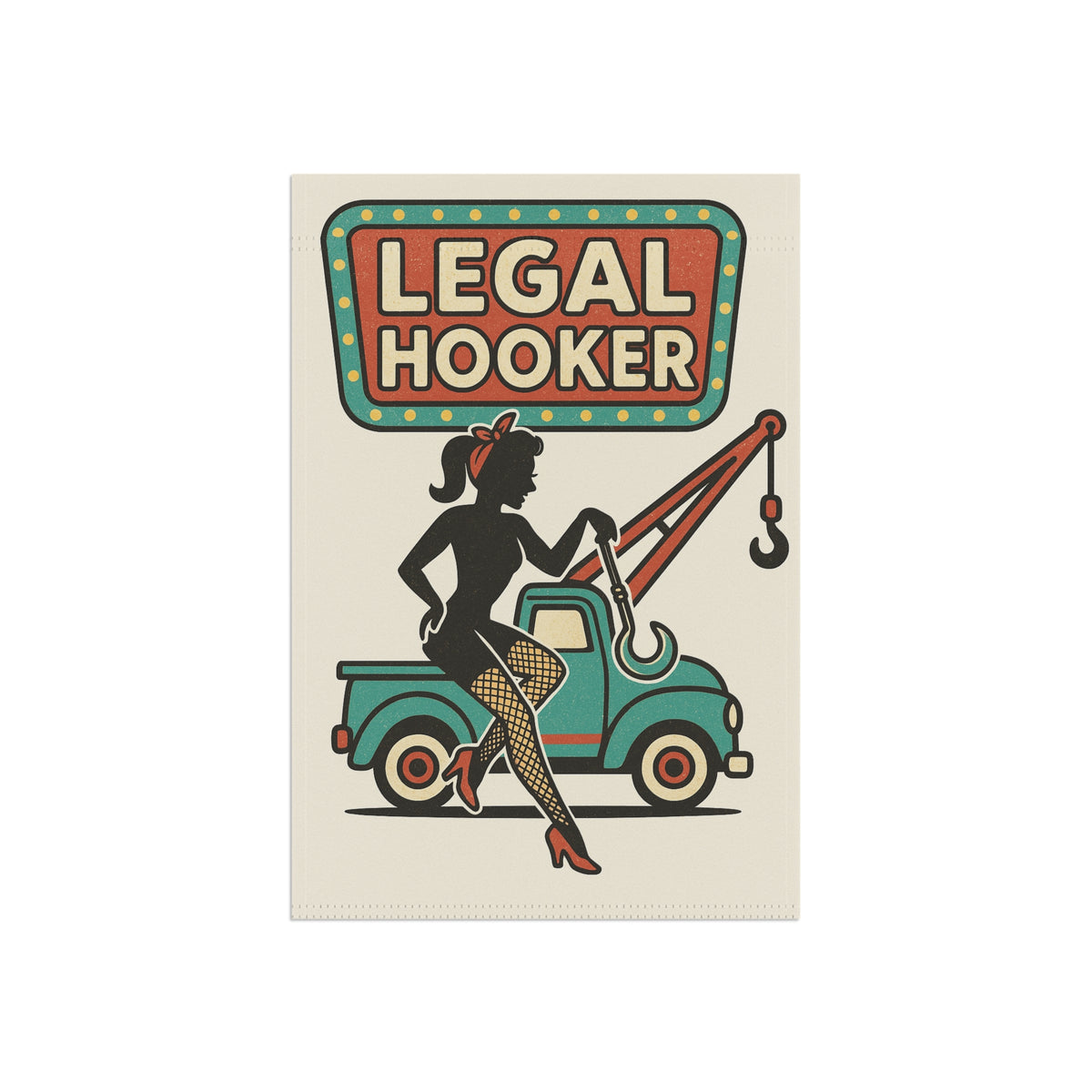 Legal Hooked Garden Flag - Double-side print - view 5