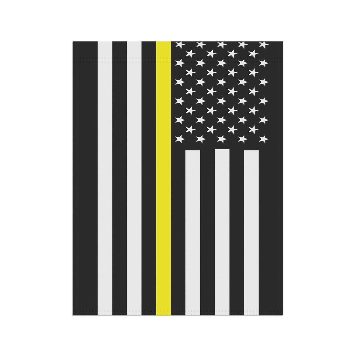 Thin Yellow line Garden Flag - Double-side print - view 7