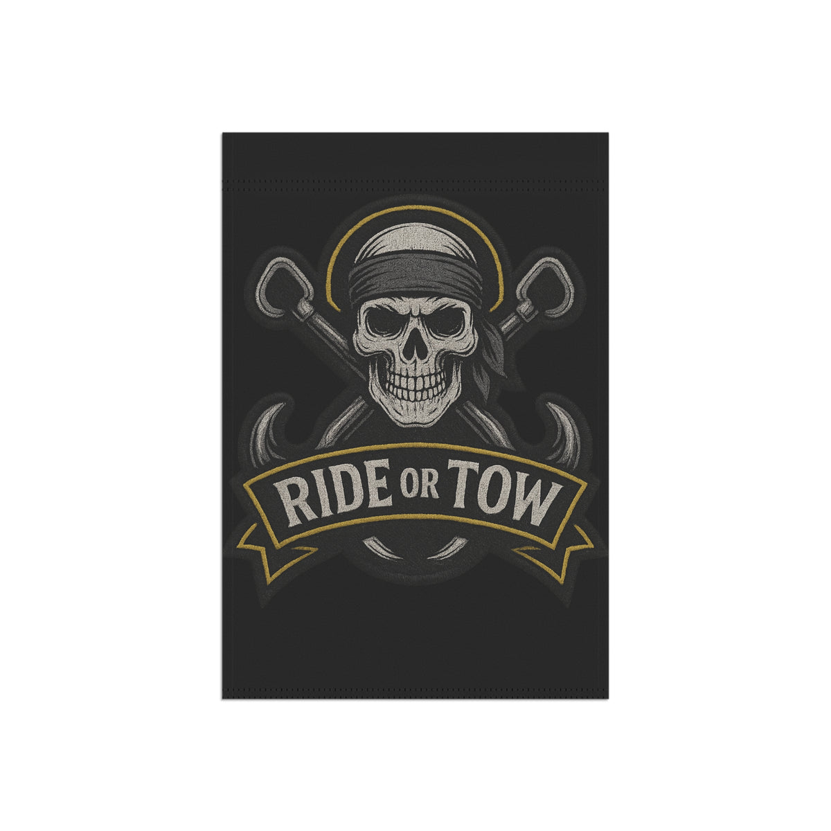 Ride Or Tow Garden Flag - Double-side print - view 5