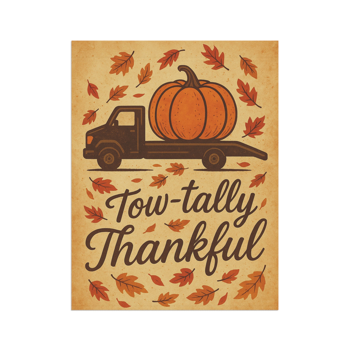 Tow Tally Thankful Garden Flag - Double-side print - view 7