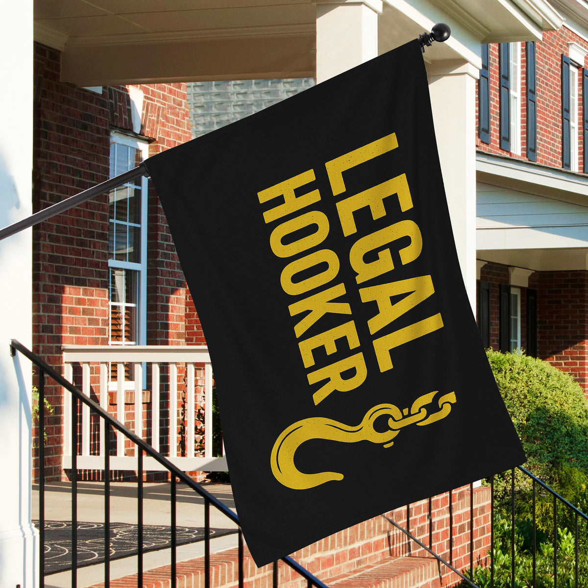 Legal Hooker – Double Sided Tow Flag