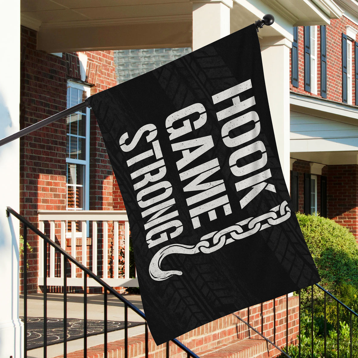 Hook Game Strong – Double Sided Tow Flag