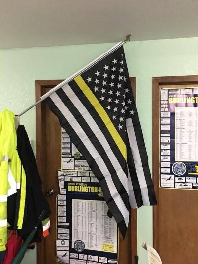 THIN YELLOW LINE FLAG – Double Sided - view 2