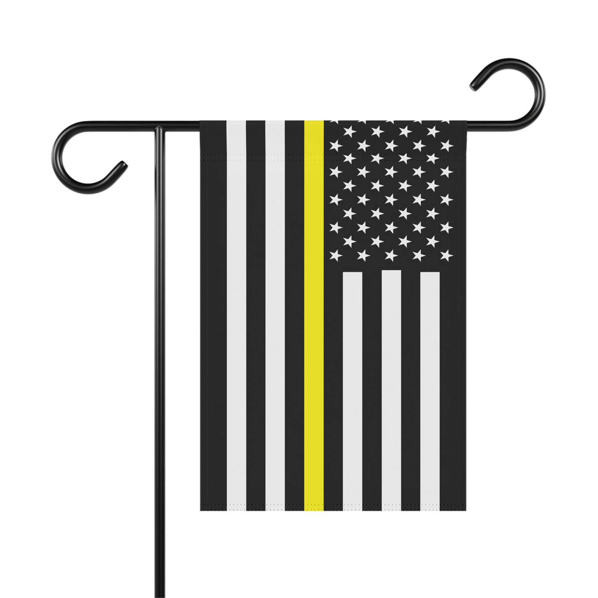 Thin Yellow line Garden Flag - Double-side print - view 3