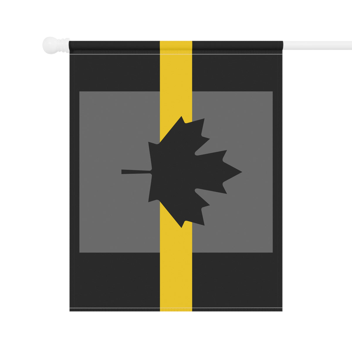 Canadian Thin Yellow Line Flag – Tow Truck Garden Flag - Double-side print - view 6