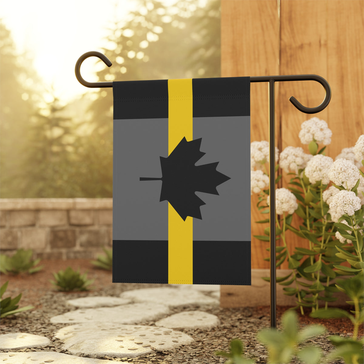 Canadian Thin Yellow Line Flag – Tow Truck Garden Flag - Double-side print