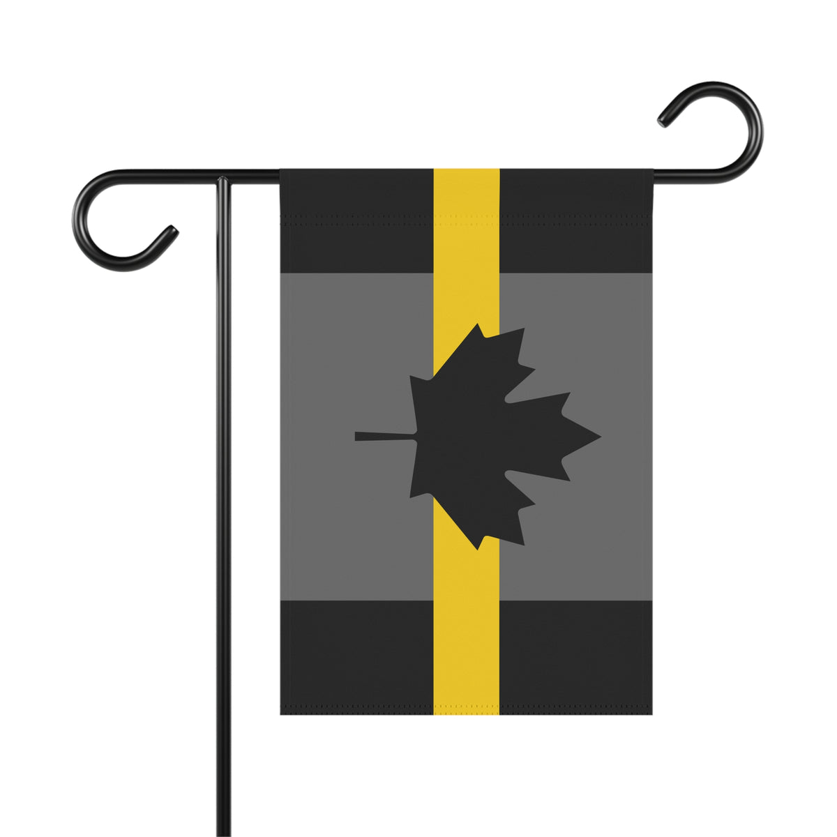 Canadian Thin Yellow Line Flag – Tow Truck Garden Flag - Double-side print - view 3