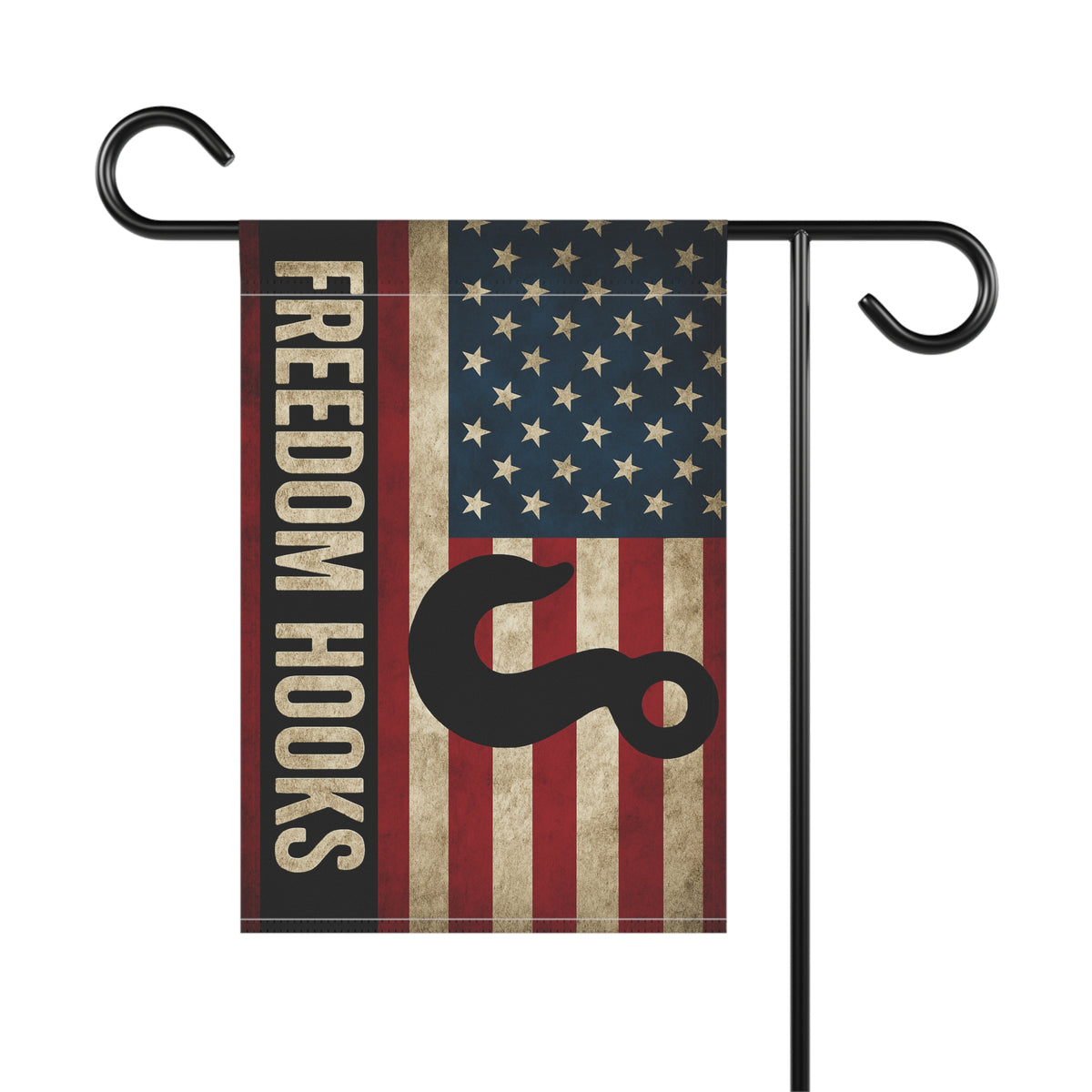 Freedom Hooks Garden Flag - Double-side print - view 4