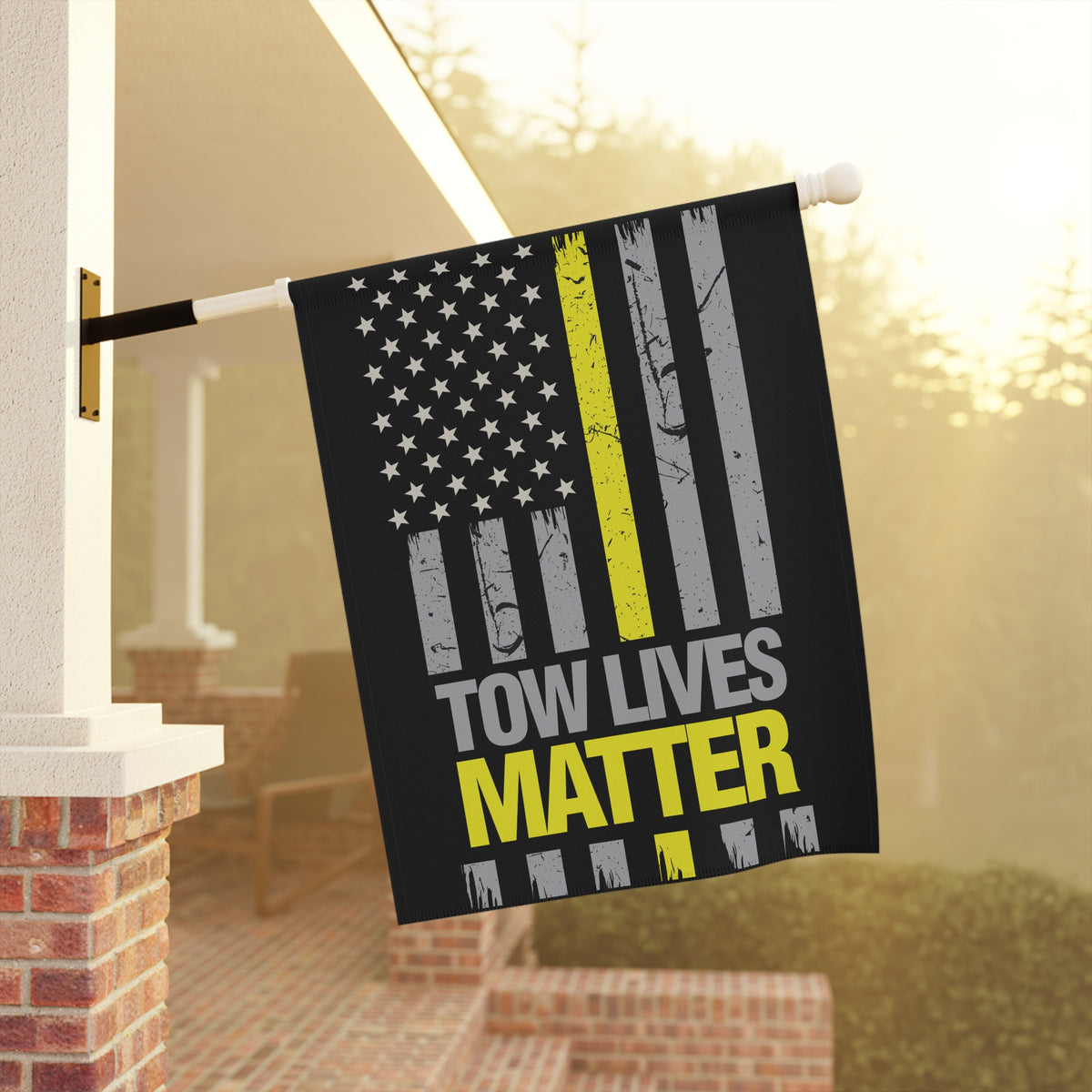 Towlivesmatter Towing Garden Flag - Double-side print - view 8