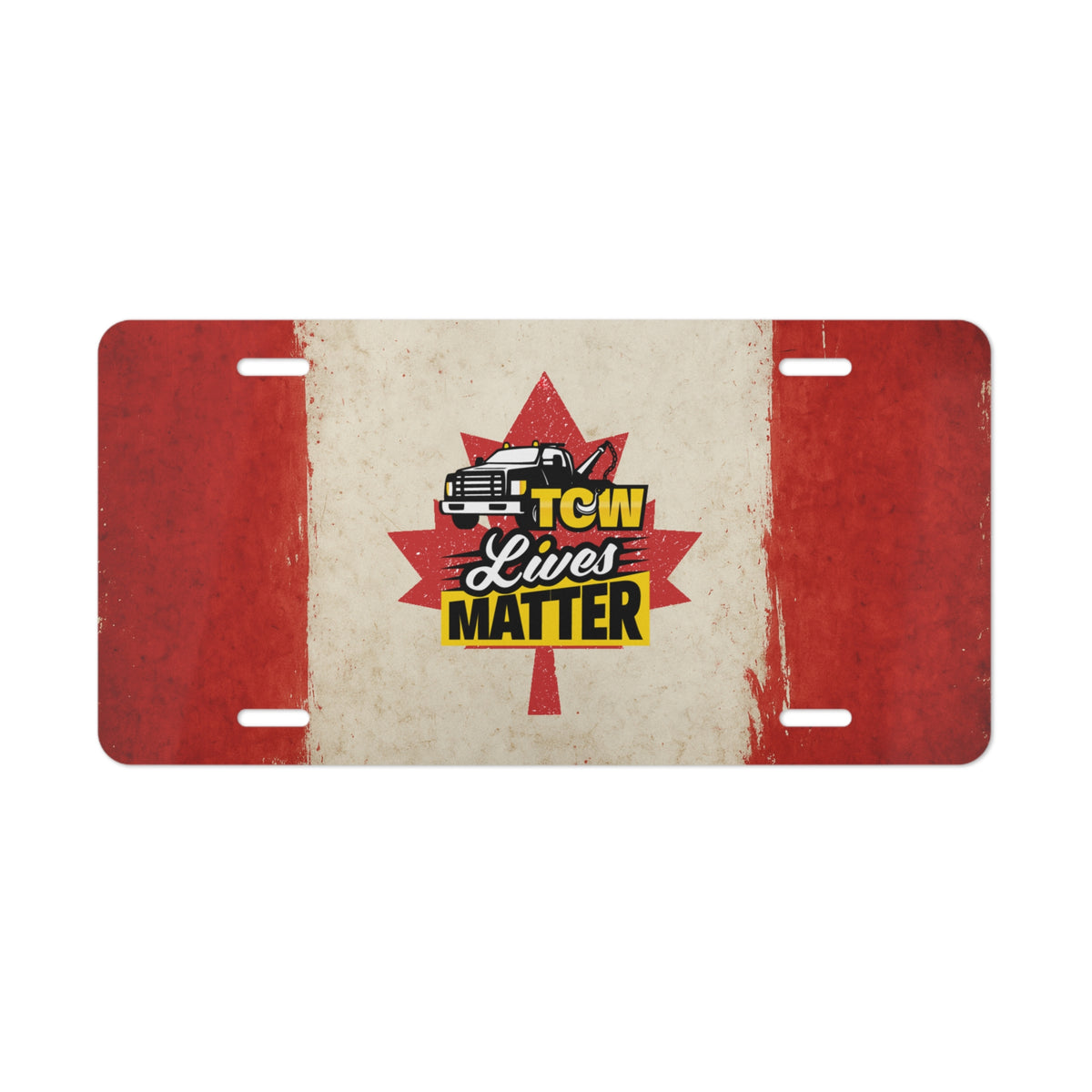 Tow Lives Matter Canada Vanity Plate