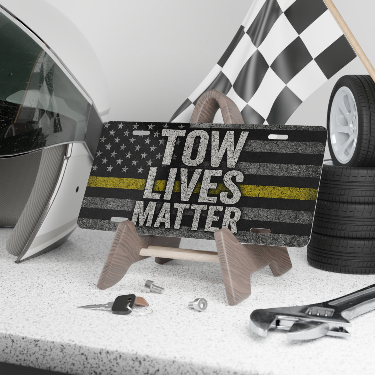 Tow Lives Matter Vanity Plate - view 3