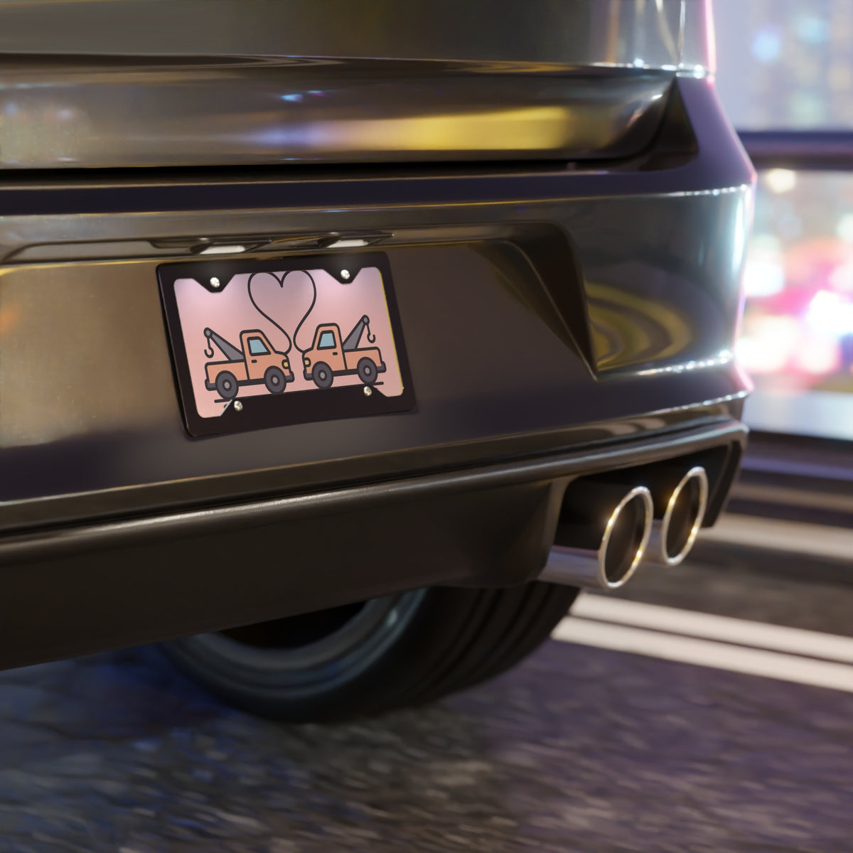 Tow Love Vanity Plate - view 4