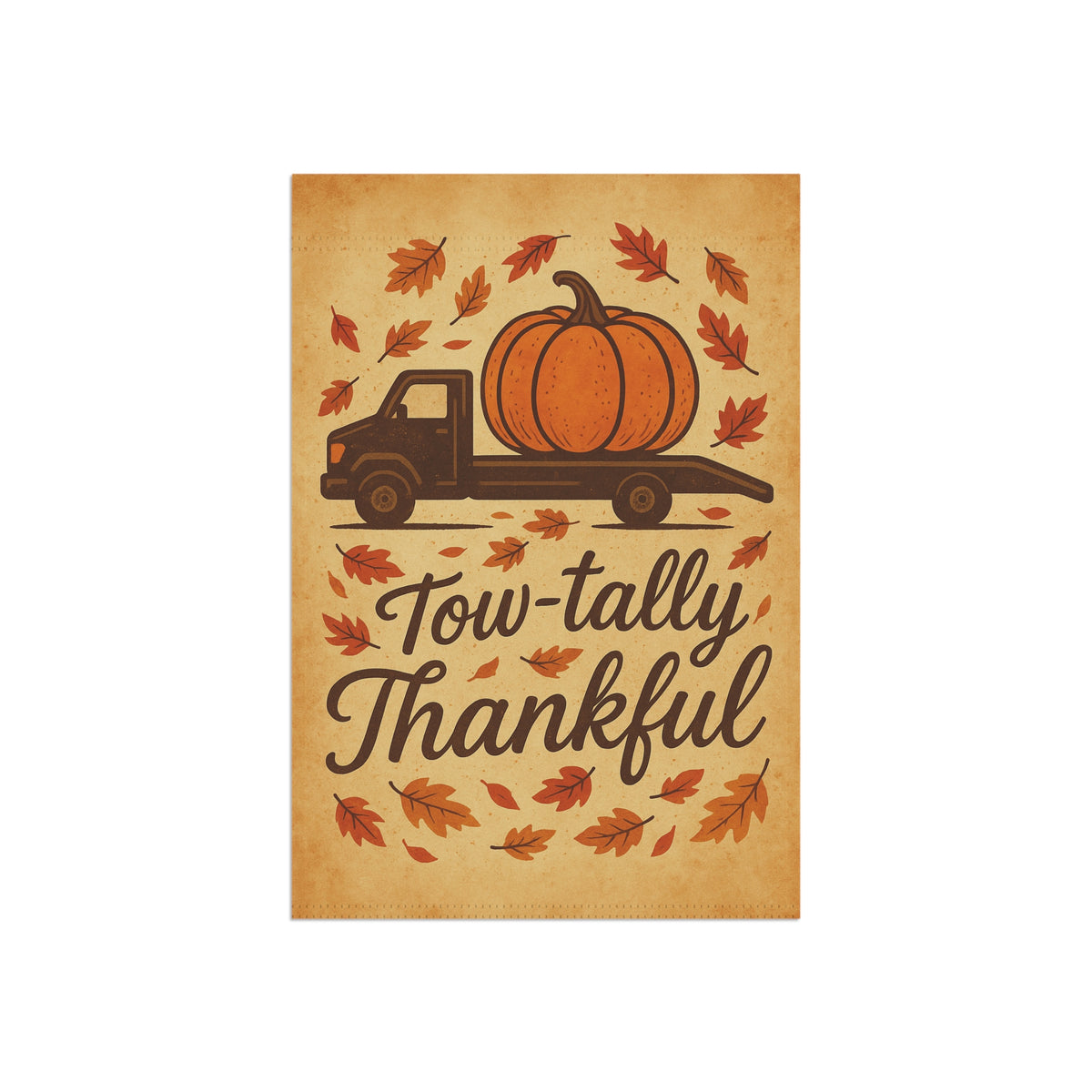 Tow Tally Thankful Garden Flag - Double-side print - view 5