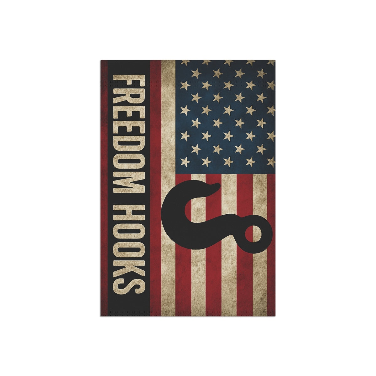 Freedom Hooks Garden Flag - Double-side print - view 5