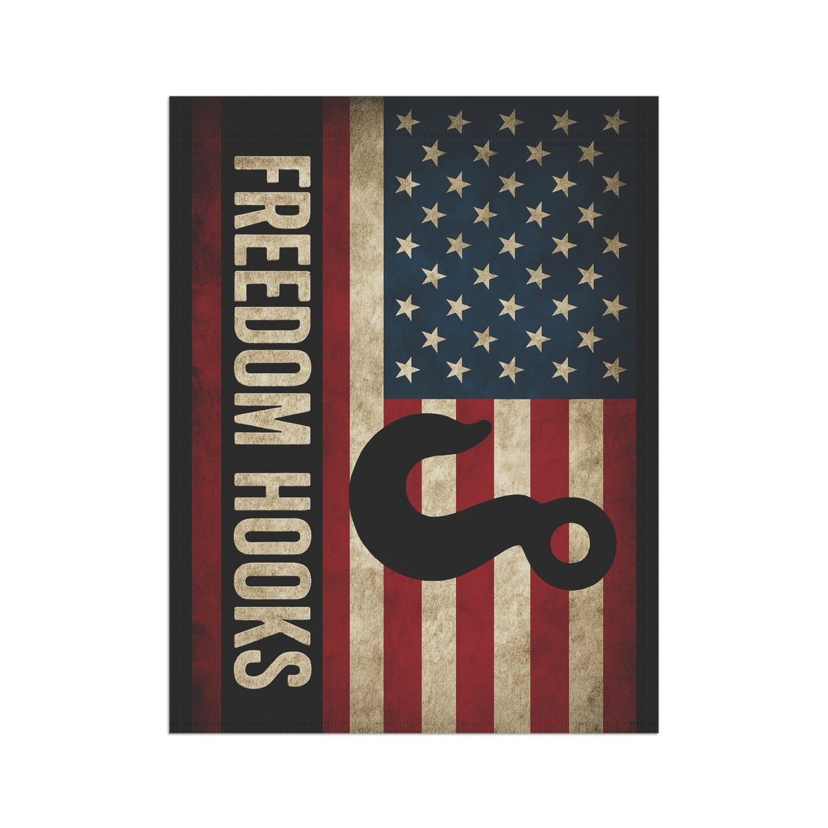 Freedom Hooks Garden Flag - Double-side print - view 7