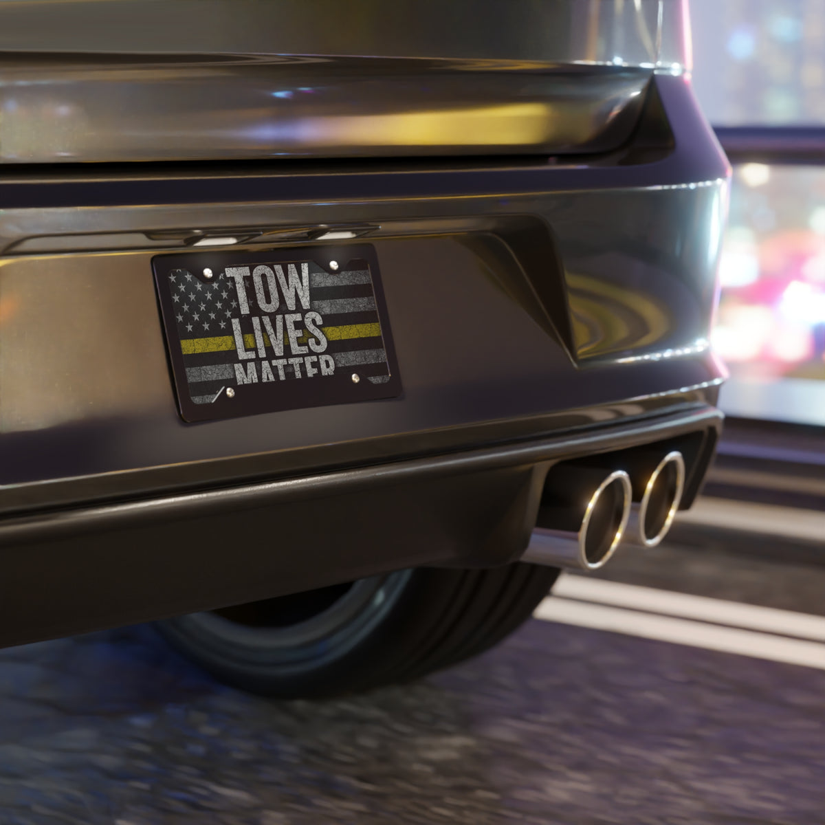 Tow Lives Matter Vanity Plate - view 4