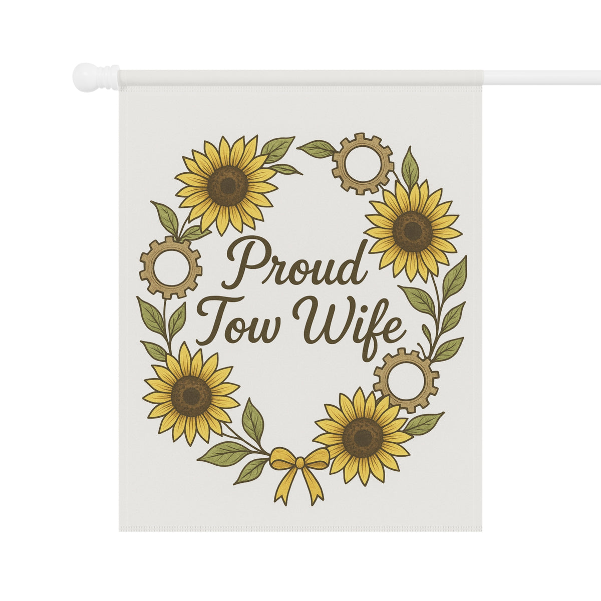 Proud Tow Wife Garden Flag - Double-side print - view 6