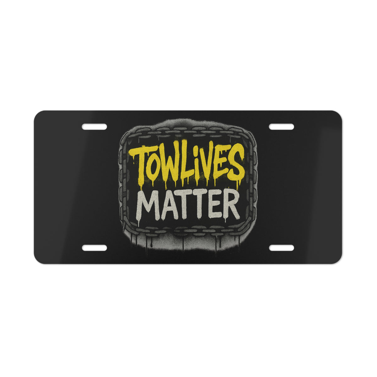 SDMO Towlivesmatter License Plate