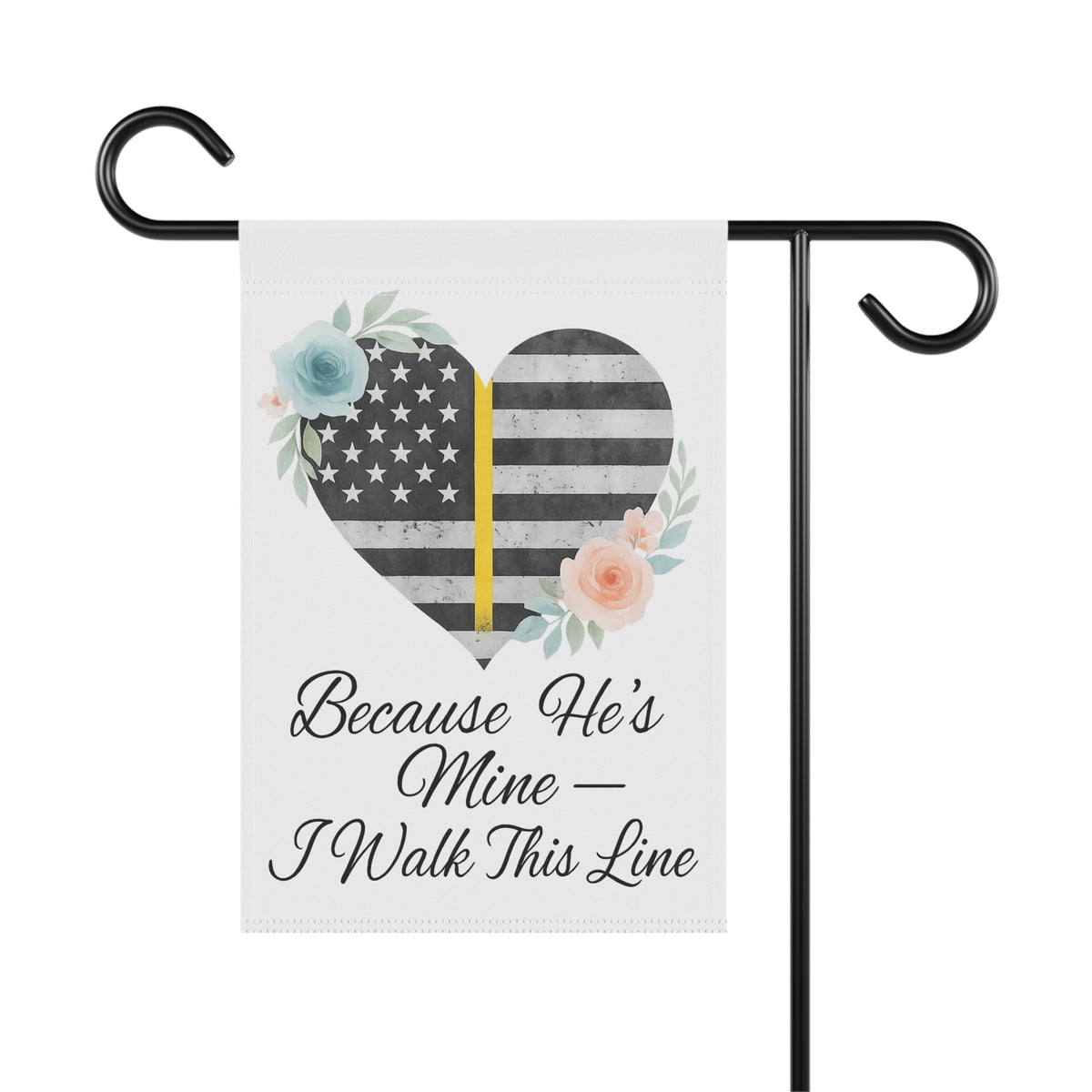 Because He's Mine I Walk This Line Garden Flag - Double-side print - view 4