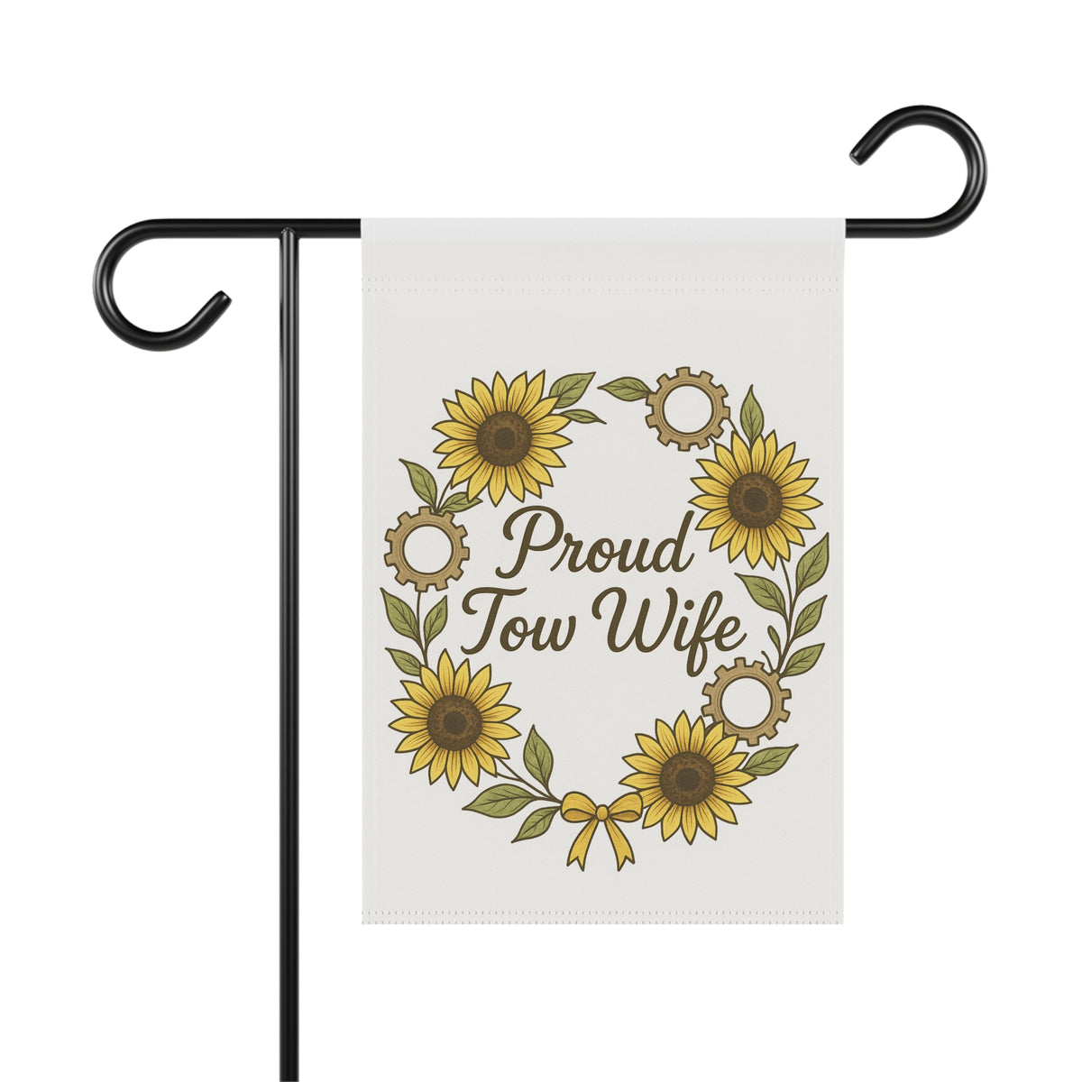Proud Tow Wife Garden Flag - Double-side print - view 3