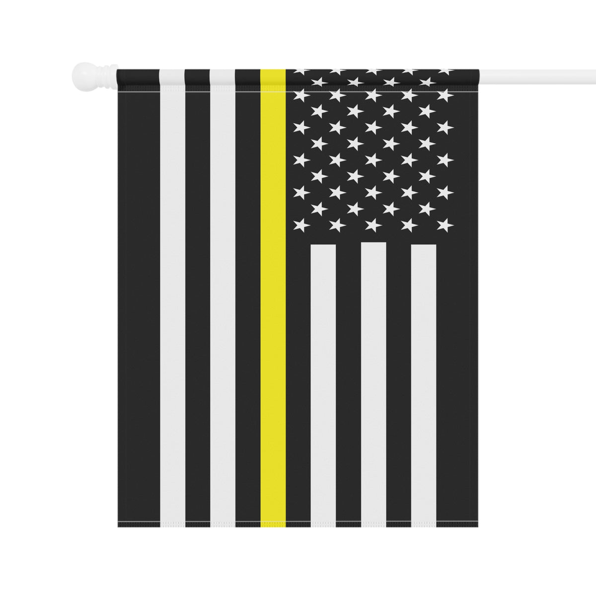 Thin Yellow line Garden Flag - Double-side print - view 6