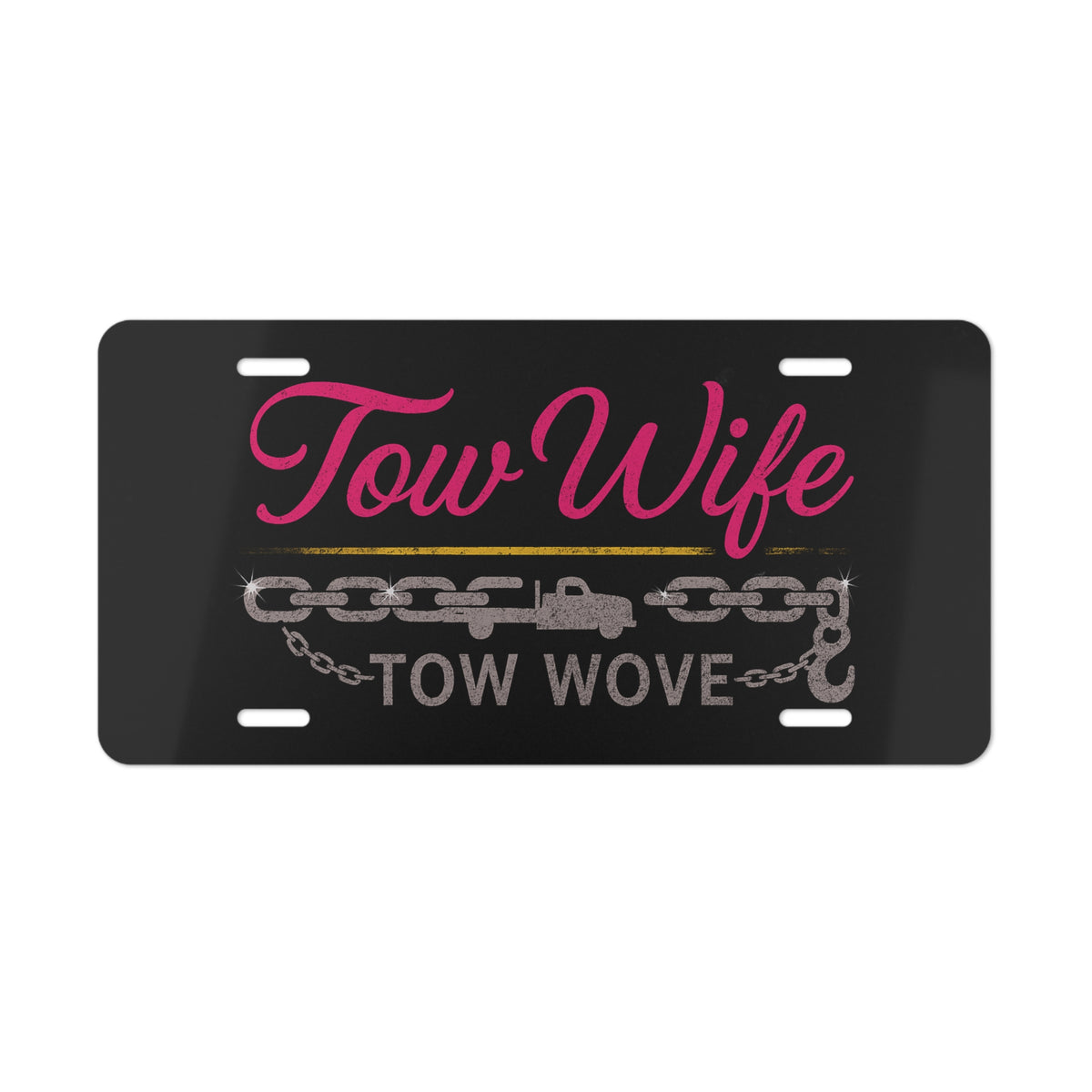 Tow Wife Vanity Plate