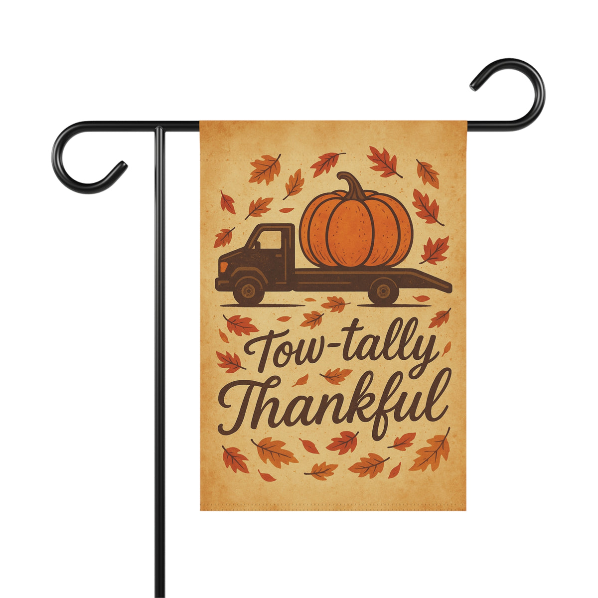 Tow Tally Thankful Garden Flag - Double-side print - view 3