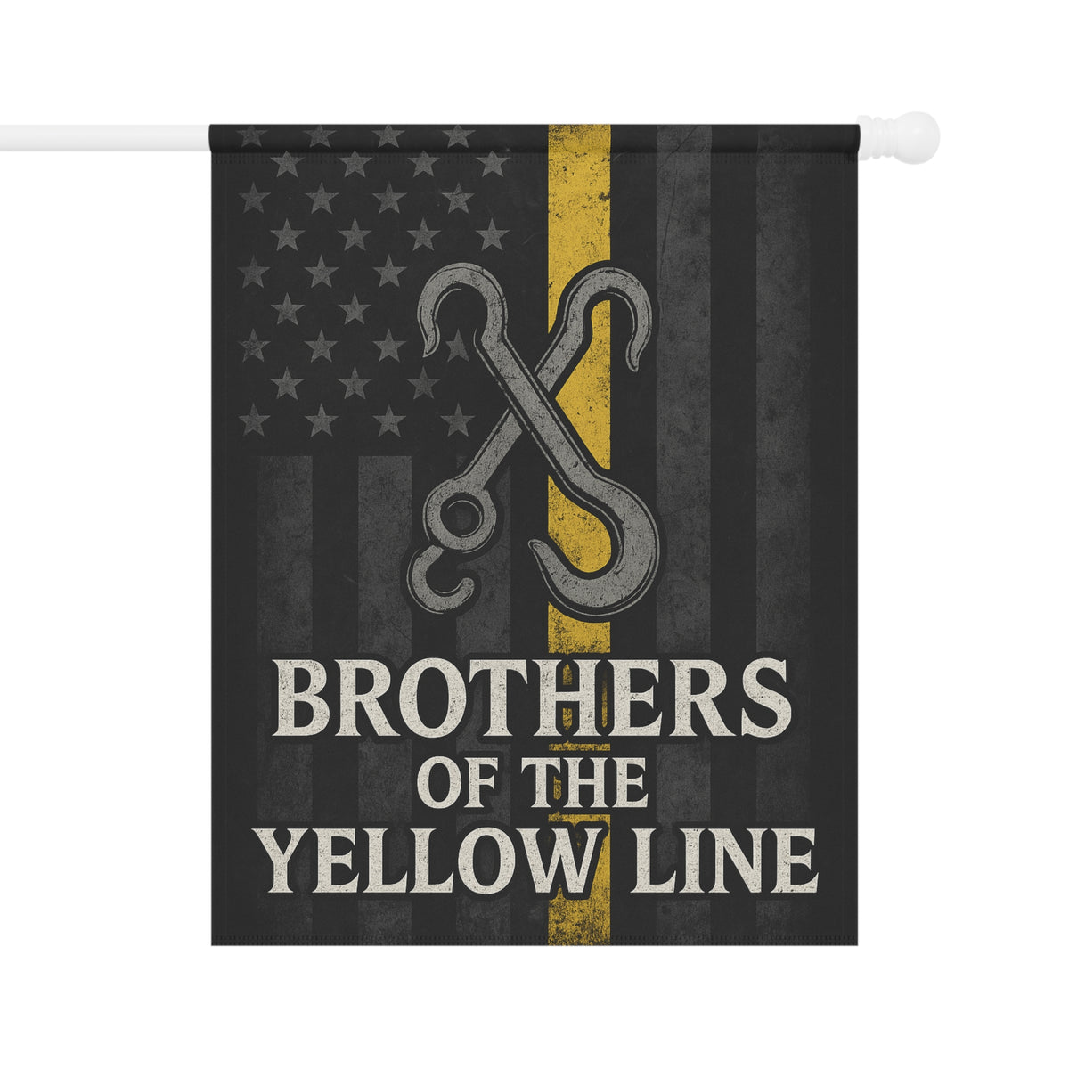 Brothers Of The Yellow Line Garden Flag - Double-side print - view 2