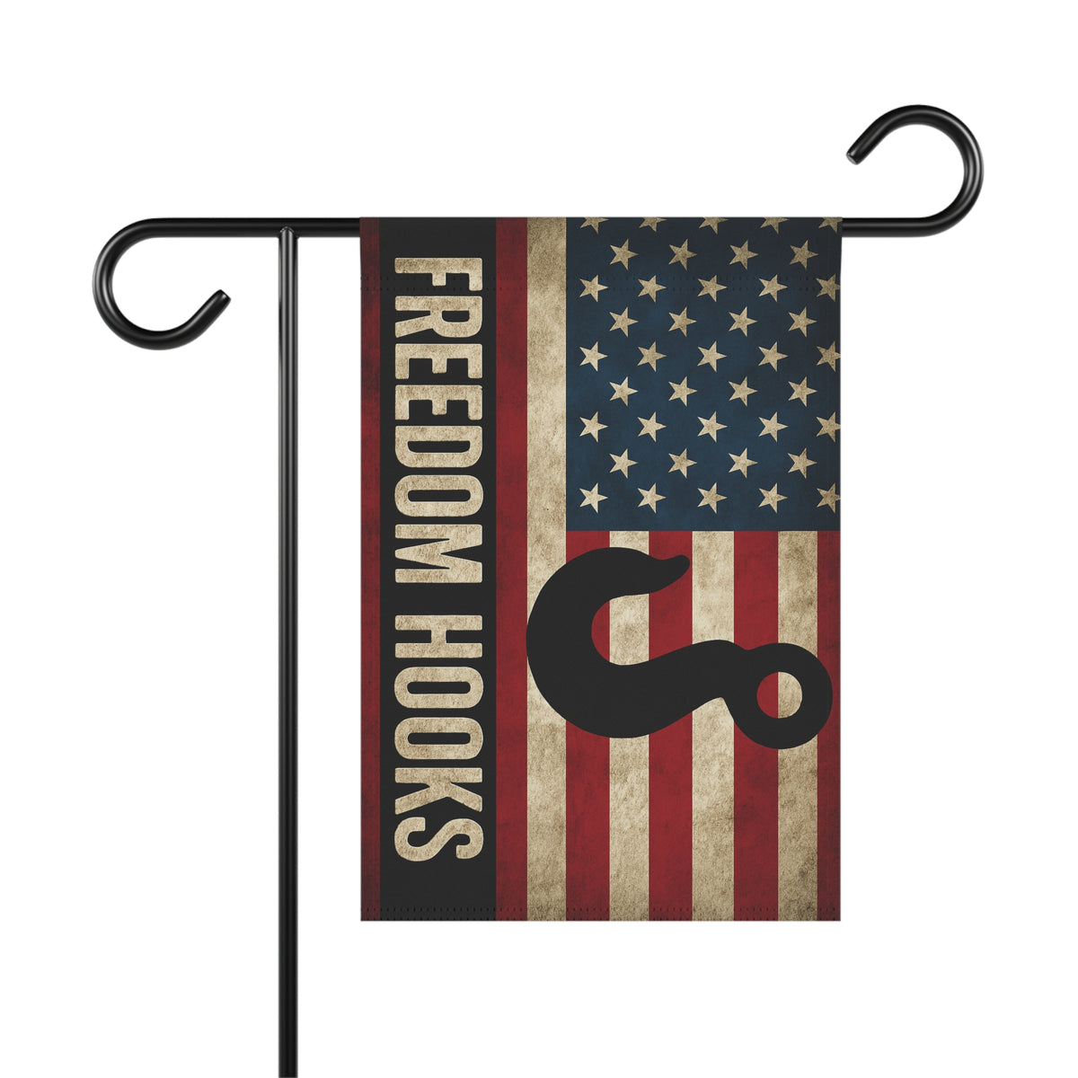Freedom Hooks Garden Flag - Double-side print - view 3